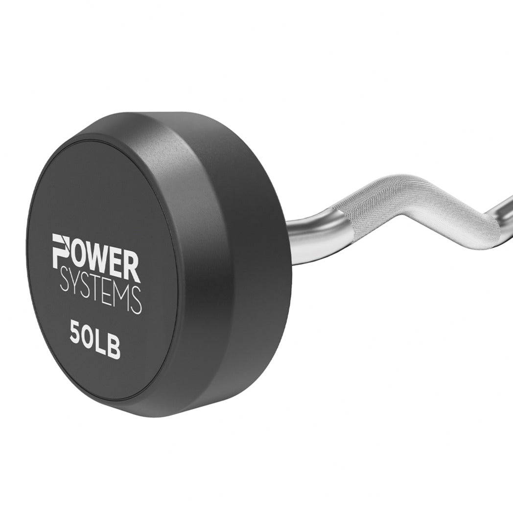 Power Systems ProStyle Fixed Barbell EZ Curl Handle Set