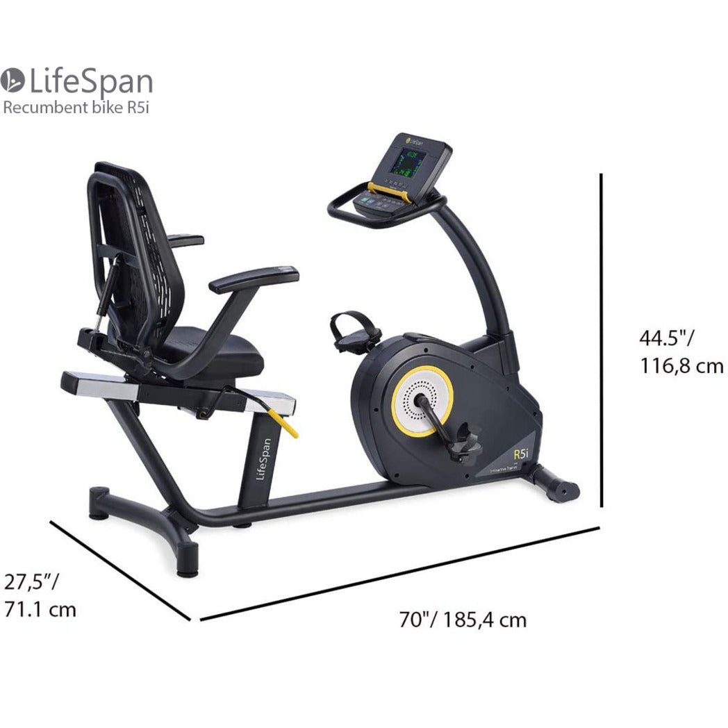 LifeSpan Recumbent Bike R5i Self-Generating