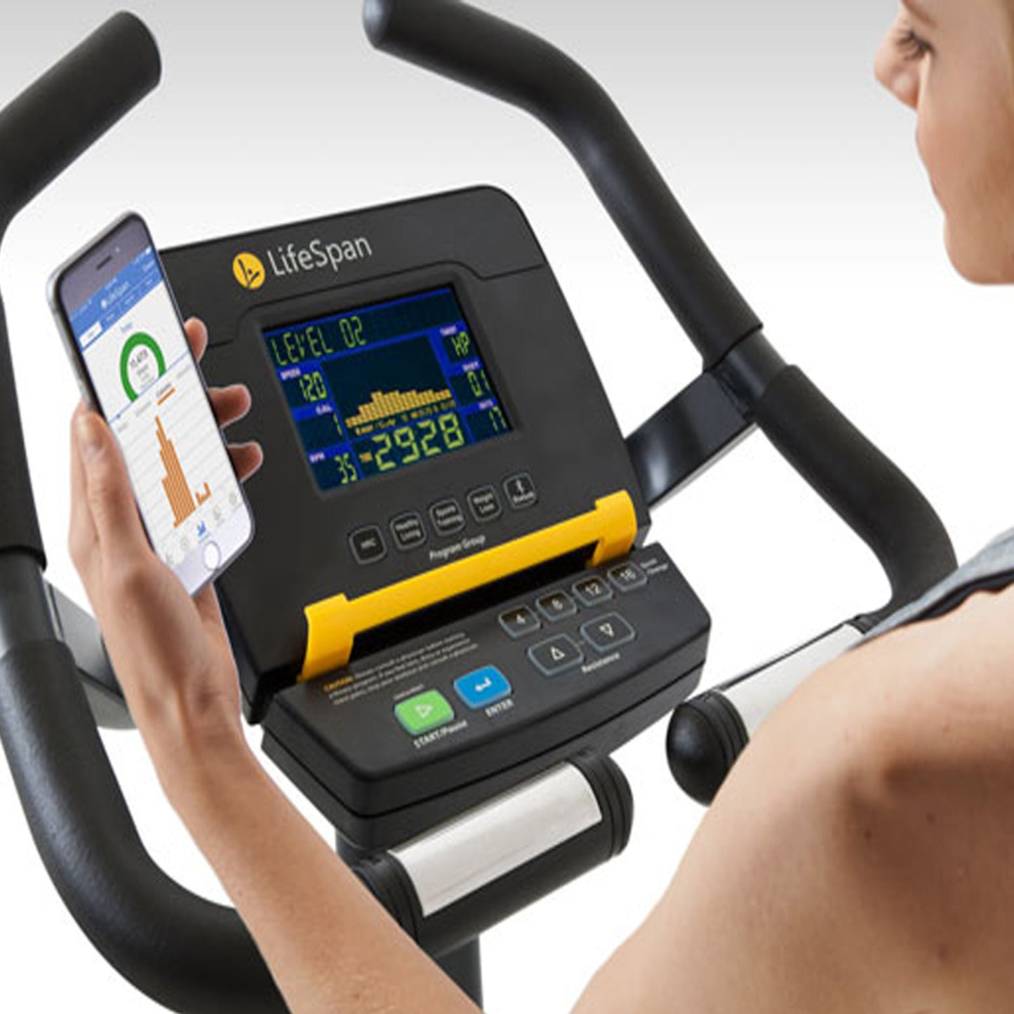Vélo d'appartement LifeSpan Trainer C5i auto-générateur