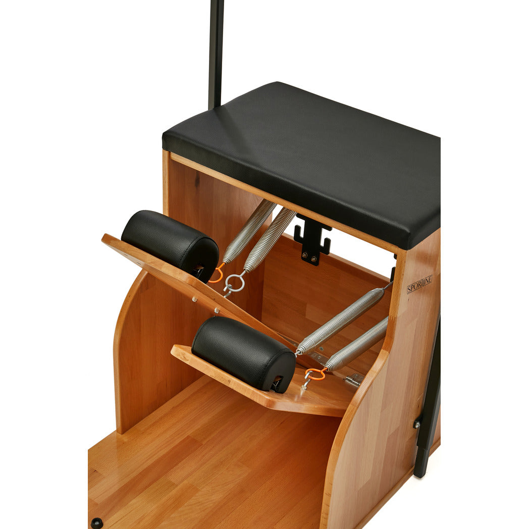 Sportline™ Pilates Combo Chair w/ Handles - Wood