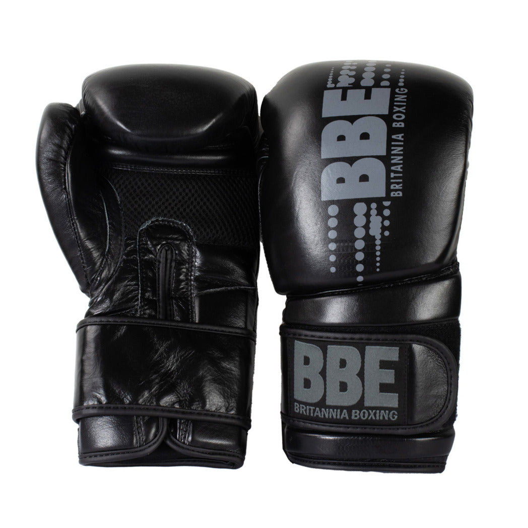 Gants de boxe en cuir BBE Boxing CLUB pour sparring/sac
