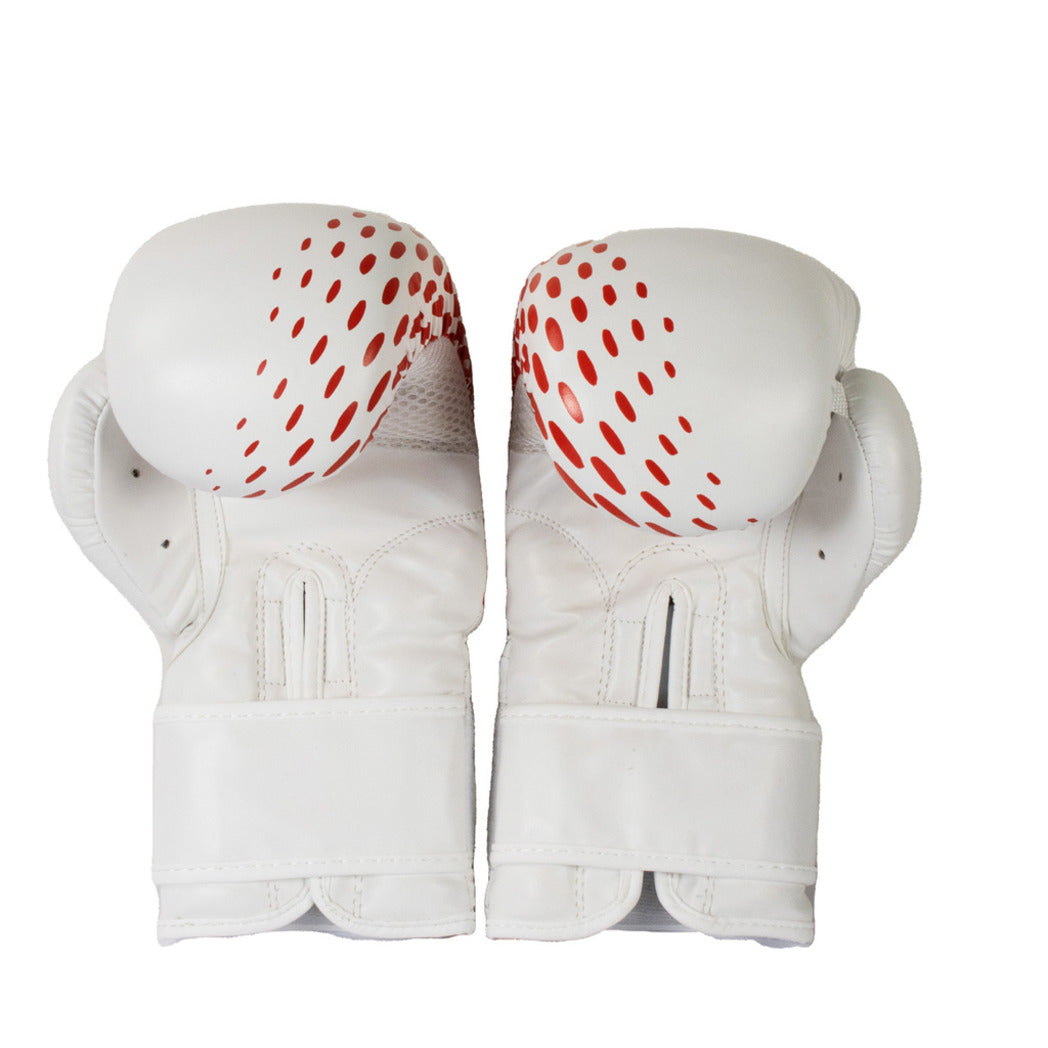 Gants de boxe BBE Boxing en PVC blanc - 227 g