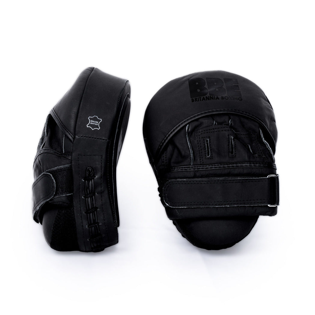 Coussinets de boxe en gel noir mat BBE Boxing
