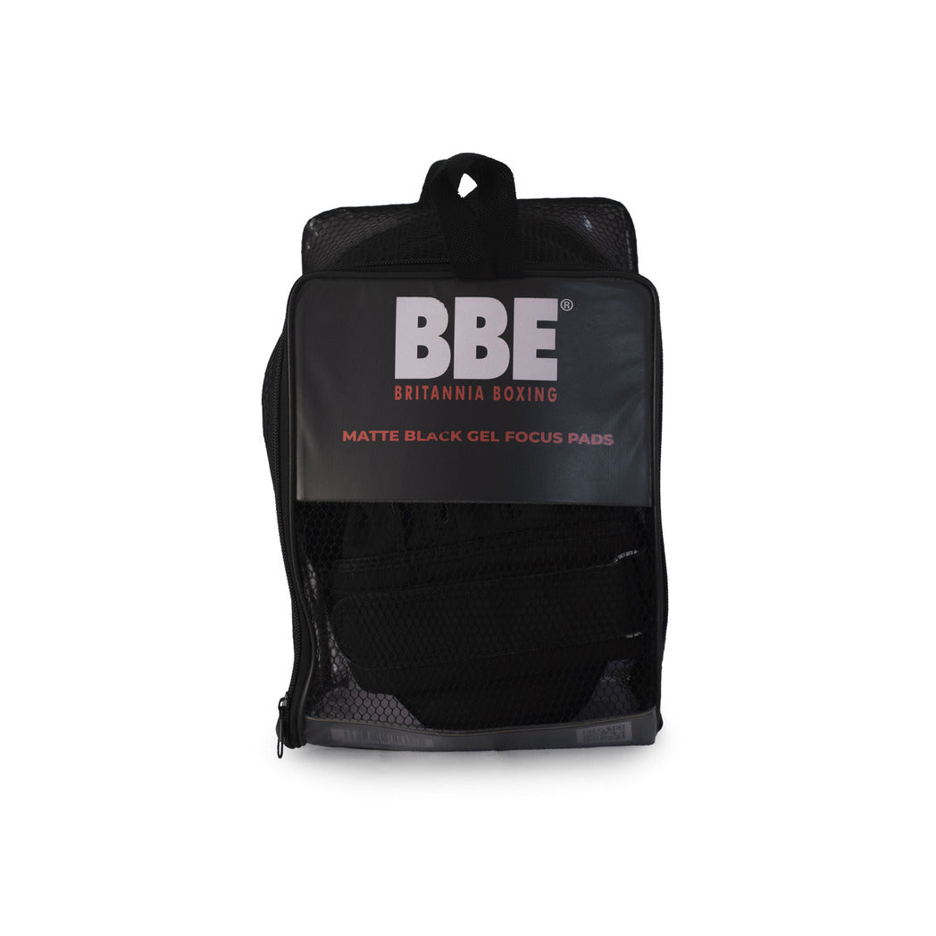 Coussinets de boxe en gel noir mat BBE Boxing