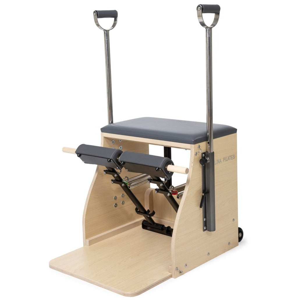 Chaise combinée Elina Pilates avec base en bois