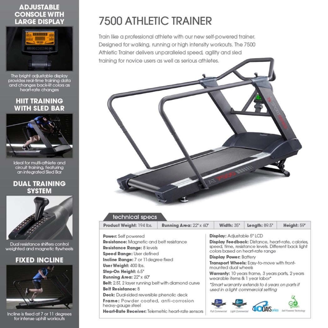 Power Systems Sport Series - Athletic Trainer Treadmill