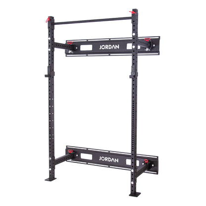 JORDAN HELIX Folding Power Rack [LTR] - Including Wall Plates & J-Hooks