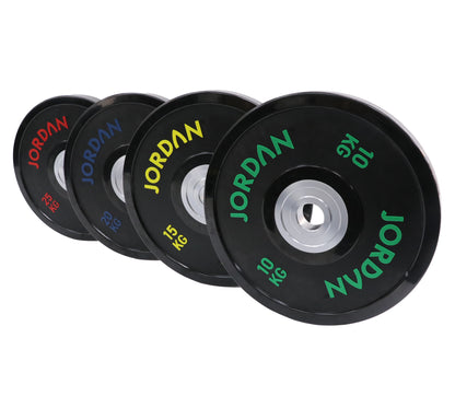 JORDAN Urethane Competition Weight Plate - Coloured Text