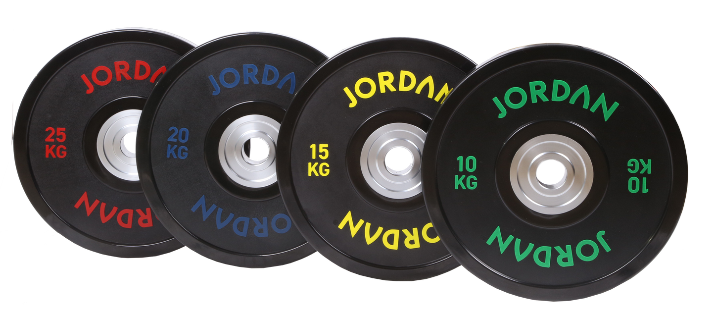 JORDAN Urethane Competition Weight Plate - Coloured Text