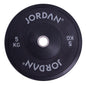 JORDAN HG Black Rubber Bumper Weight Plates