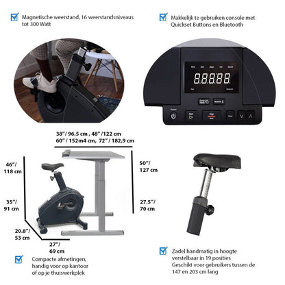 LifeSpan Desk Bike C3-DT7 Power