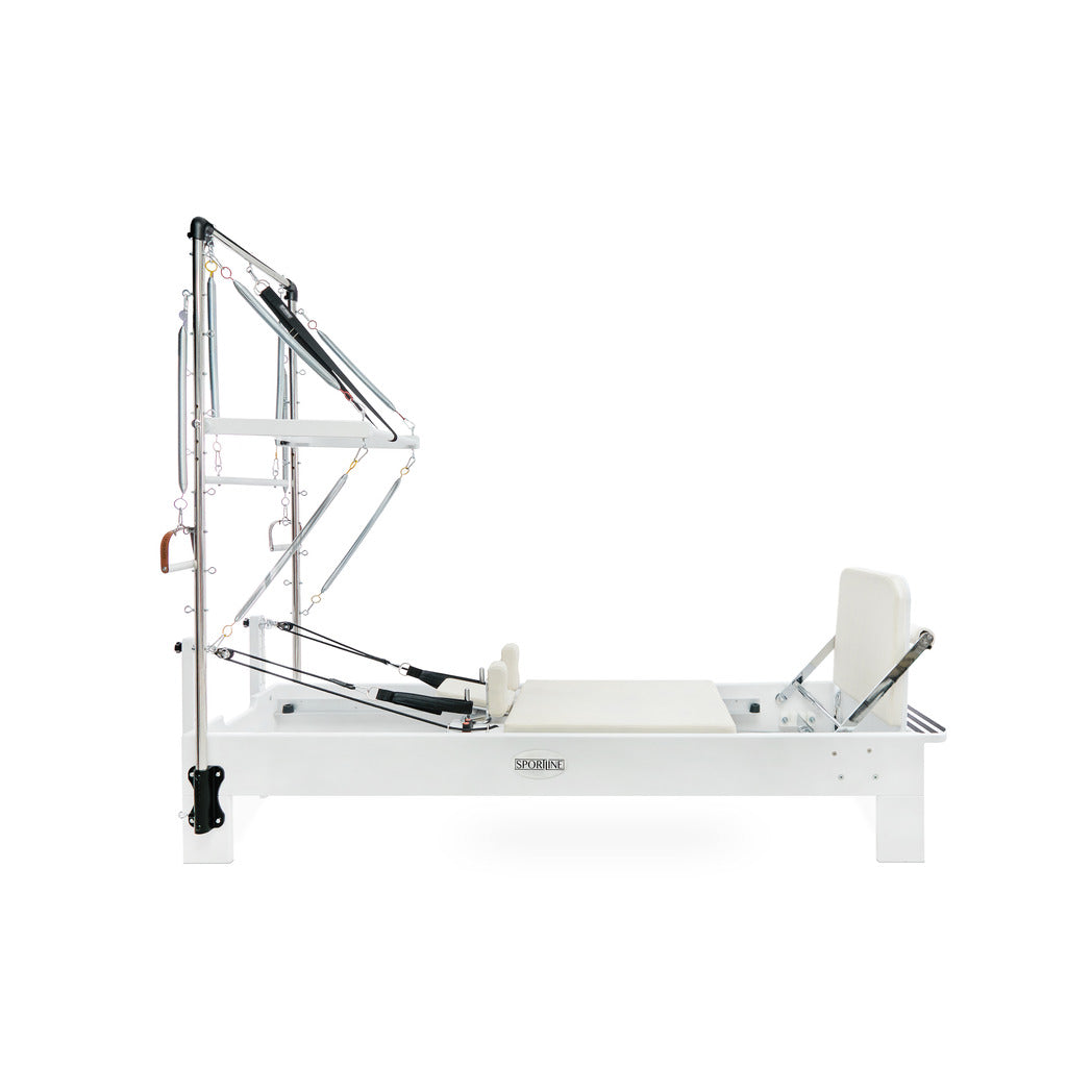 Sportline™ Superior Pilates Tower Reformer - White