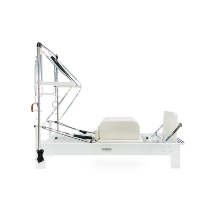 Sportline™ Superior Pilates Tower Reformer - White