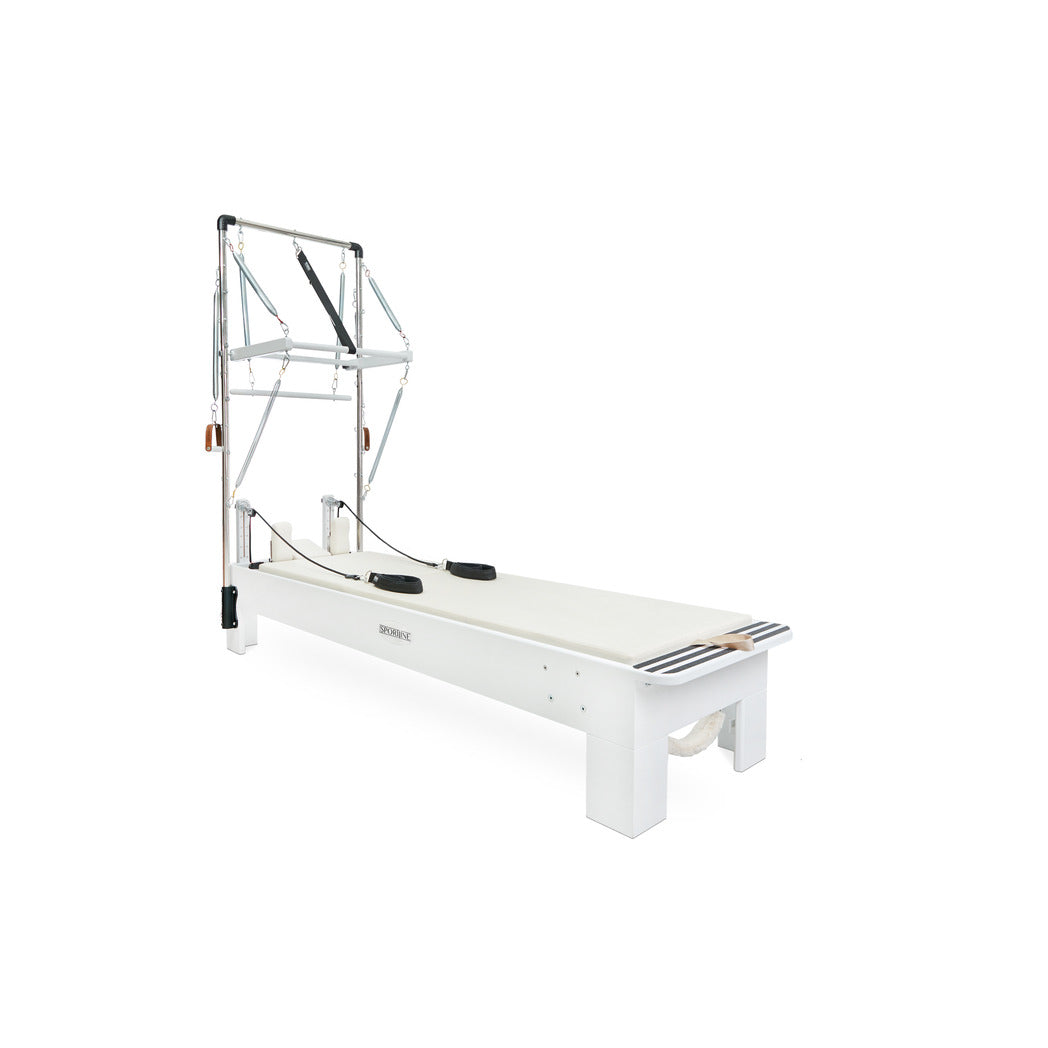 Sportline™ Superior Pilates Tower Reformer - White