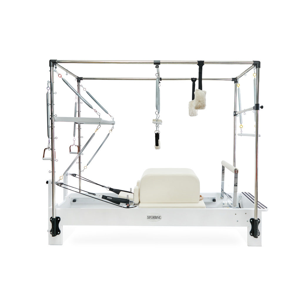 Sportline™ Superior Pilates Combo Cadillac Reformer - White