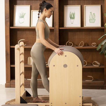 Elina Pilates Ladder Barrel Elite avec base en bois 